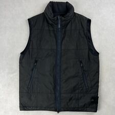 Stone Island Stretch Wool Reversible Ghost Gilet Navy Black Jacket Medium 3295