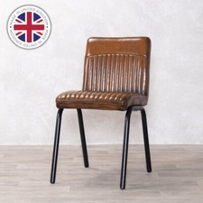 Faux leather dining chair - dining,