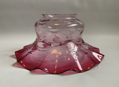 Antique cranberry glass - antique, shade