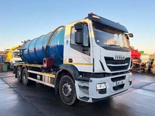 VACUUM TANKER  iveco stralis 2017 Euro 6 Stainless Steel 3000 gallon