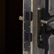  Heavy Duty Gate Latch Deadbolt Strike Plate Guard Metal Reinforcer