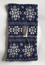 Fat Face Navy Snowflake Snood
