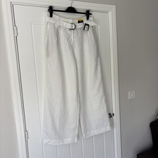 M&S Collection Wide Leg White
