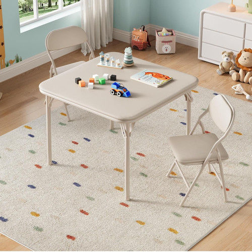 Kids folding square table and - square,