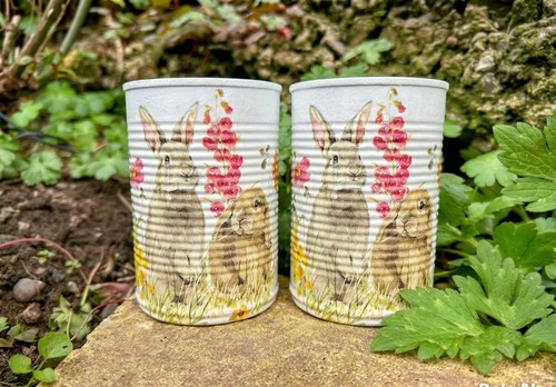 Pair rabbit design handmade - design,