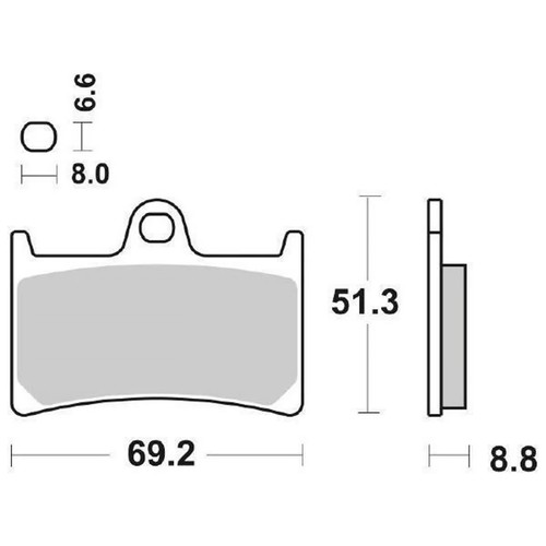 Pair brake pads - pair, of