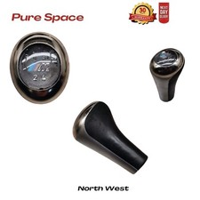 BMW E39 SILVER/Leather Gearknob Gear Shift Lever Knob 5 Speed Manual E46