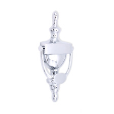 Door Knocker Victorian Urn Style Solid Brass UPVC Wooden Door 8" Polished Chrome