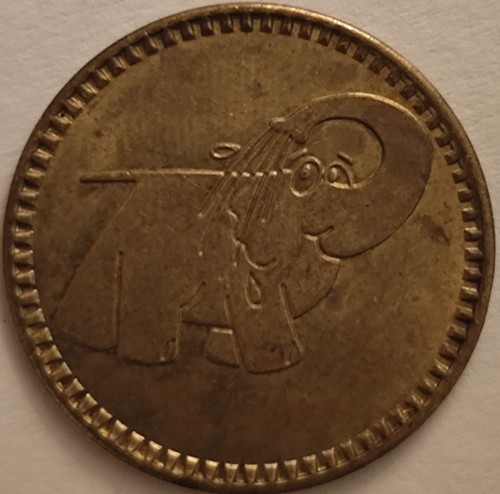 Car wash token éléphant - wash,