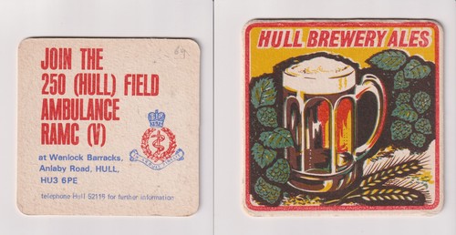 Hull brewery beermat cat - ,