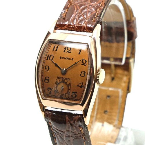 Benrus antique watch 14k - antique,