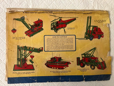VINTAGE Meccano Instructions