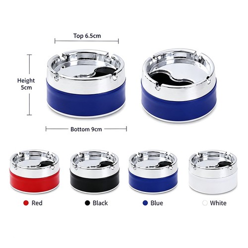 Stainless steel ashtray with - ashtray,