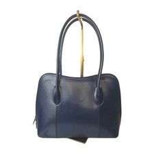 Vera Pelle Navy Blue Leather