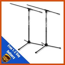 2 x Heavy Duty Metal Microphone Mic Boom Stand PA Microphone Stand