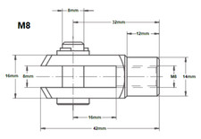 Clevis Yoke Fork End Joint