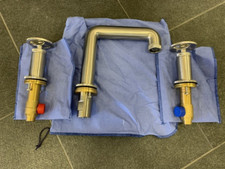 Crosswater Union 3 Tap Hole Basin Mixer Brushed Nickel