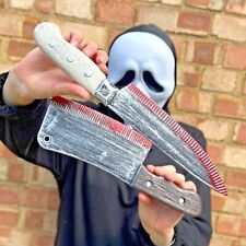 Knife Prop Butcher Knife Halloween Fancy Dress Costume Scary Sword Bloody