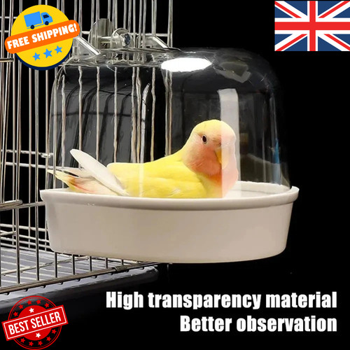 Clear hanging bird bath for - bird,