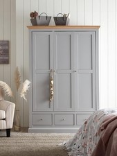 Hanna 3 Door 3 Drawer Wardrobe