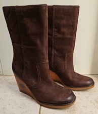 Ecco Ladies Size 37 UK 4 Brown