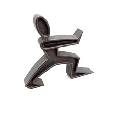 BLACK AND BLUM JAMES THE DOORMAN Collectable Rubber Door stop Black