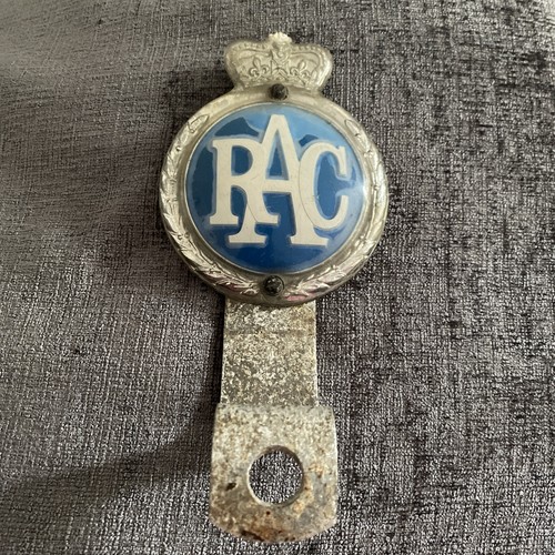 Vintage rac car grill - grill, badge