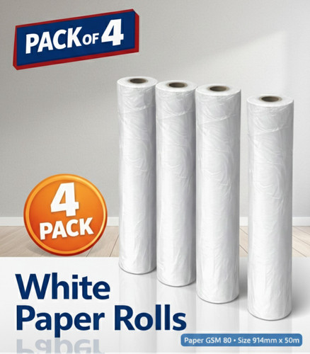 Rolls 80gsm printing plotter - 80gsm,