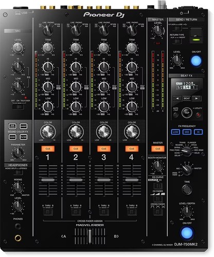 Pioneer djm 750mk2 channel - pioneer, 4-channel