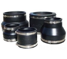 MISSION RUBBER MR0144 COUPLING 4" CLAY DRAINAGE SEWAGE PIPE CONNECTION