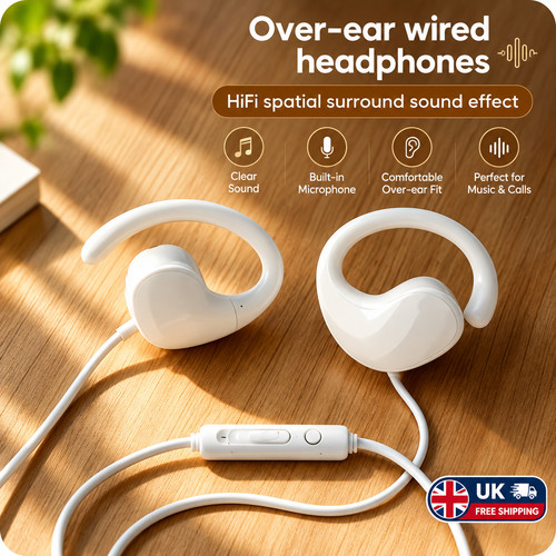 Wired ear hook - headphones, type