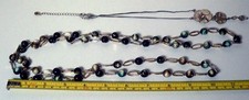 60cm Long Bead & Metal Chain