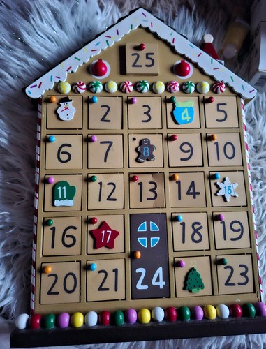 Christmas wooden advent - wooden,