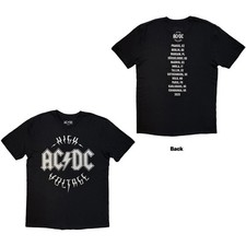 AC/DC  T-Shirt: Silver High