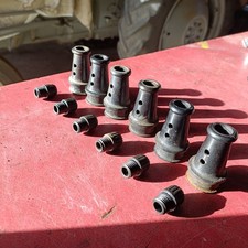 Set Of 6 Land Rover Series 1 2 2a Lucas Acorn Type  Spark Plug Cap Covers P3 P4