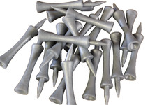 Graduated Castle Golf Tees Silver Plastic 69mm 50mm Tee Up Height x 20 Loose New