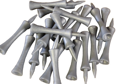 Graduated castle golf tees - castle,