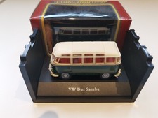 Green/Beige VW Bus Samba 1/72 Hongwell Cararama Boxed