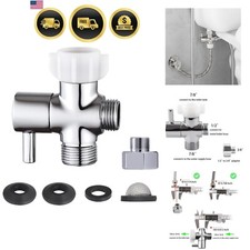 Bidet T Adapter Brass Shut Off