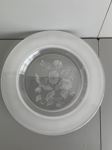 Decorative glass plate - decorative,