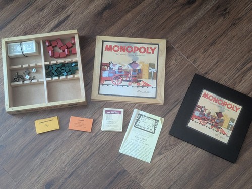 Monopoly deluxe wooden - deluxe,