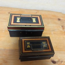2X VINTAGE TIN BOX EDWARD