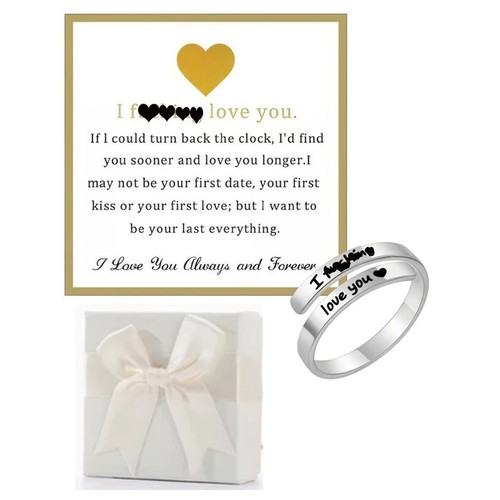 Love you ring - love,