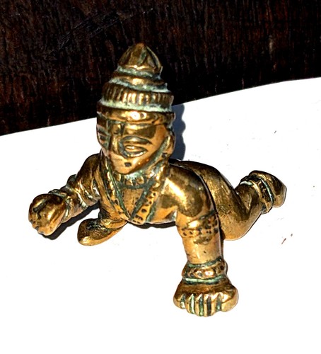 Religious baby krishna - krishna, vintage