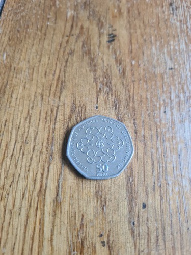50p coin girl guide 100 - guide, years