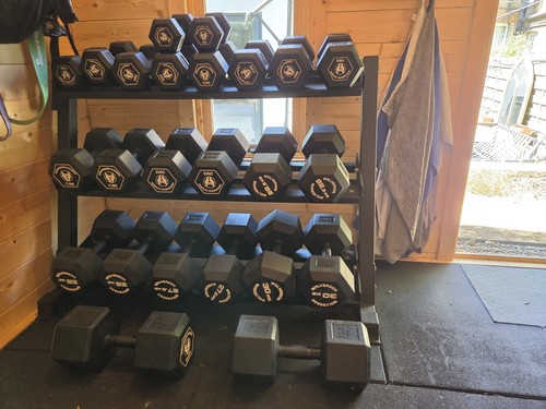 Wolverson fitness hex dumbells - wolverson,