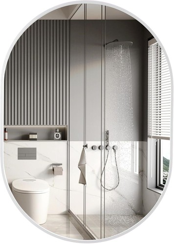 Framed arched mirror wall - arched,
