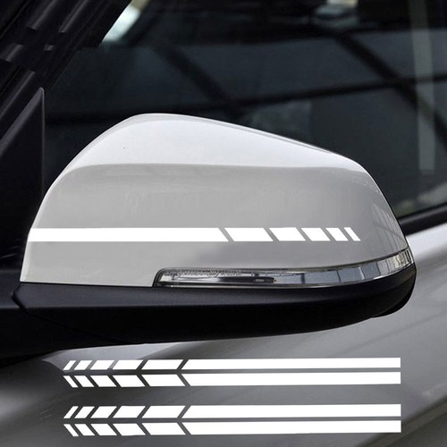 4pcs white reflective car - white,