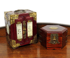 Vintage Chinese Wooden, Jade