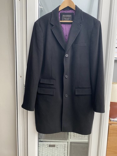 Henley knight black wool - black, &